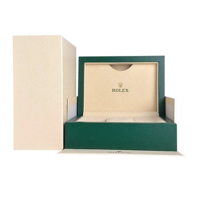 Rolex Oyster M Uhrenbox Box Umkarton Grün/Beige watch box green Ref. 39139.04