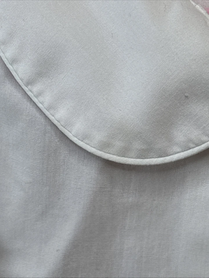 Camisa Kelly’s Niños Talla 5 Blanca Manga Larga Niñas Cuello Botón De Colección Años 80’s 90 Foto 4 de 4