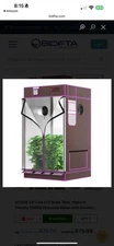 ATOUR 34”x34”x72” Grow Tent Reflective 1680D Mylar Hydroponic Grow 34"x34"x72"