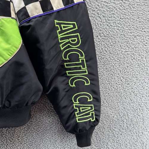 Vintage Arctic Cat Snowmobile Jacket Mens Large Lined 90s - Bild 11 von 14