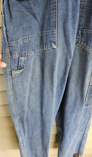 OSHKOSH B'GOSH VESTBAK Erwachsene blau Denim Overall Herren 36x34 Union Made Sanforized - Bild 10 von 19