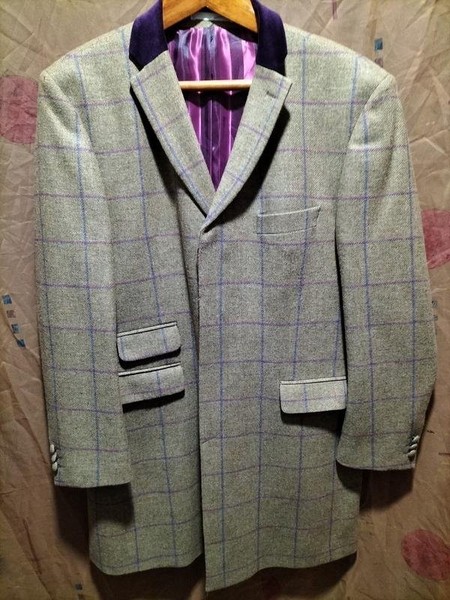 Men Hugo Boss Coat Green Wool L