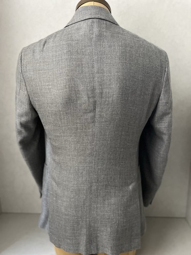 Ermenegildo Zegna men's sports Jacket Milano blazer gray grey 52R US 42 (40) - Picture 8 of 16