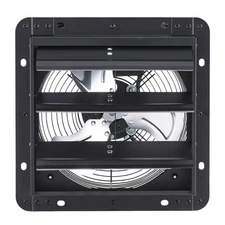Uimoso 10-Inch Wall-Mount Shutter Exhaust Fan with Adjustable Speed Controller