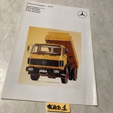 Mercedes Benz Porteur Benne 1928K 4x2 camion poids lourds données techniques