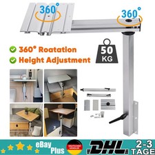 Tischgestell Klapptisch Bootstisch Tisch 360° Drehbare Boot Wohnmobil Camper RV