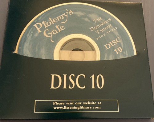 Ptolemy's Gate (The Bartimaeus Trilogy Book 3 Audio CD Read By Simon Jones EUC - Picture 7 of 10