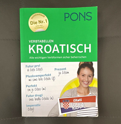 PONS Grammatikbuch Verbtabelle Kroatisch, Deutsch/Kroatisch, 2021