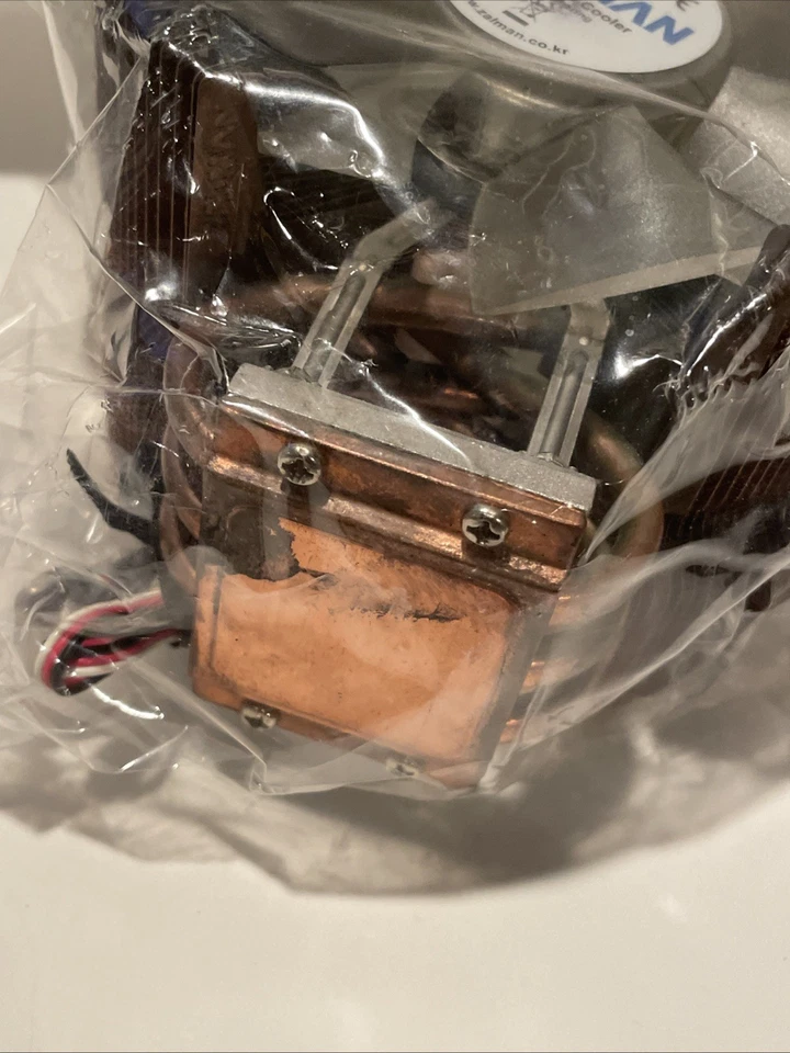 Zalman-Copper-Blue LED- Ultra Quiet CPU Cooler- AM-2 Socket- 120mm 2 ball - Image 3 of 4