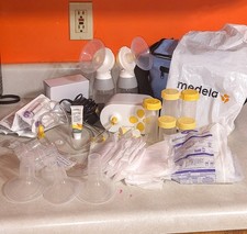 Women Breast Pump,storage bags,breast pads,extra bottles for milk storage,Tote .