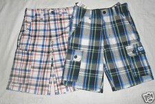 ECKO UNLTD BOYS SHORTS Size-4 or 5 or 6 Plaid NWT 38