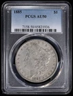 1885-P $1 Morgan Silver Dollar PCGS AU 50
