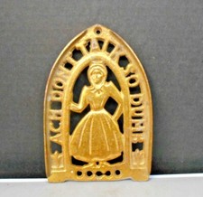 VINTAGE HEAVY METAL TRIVET HOT PLATE TRIANGUL...