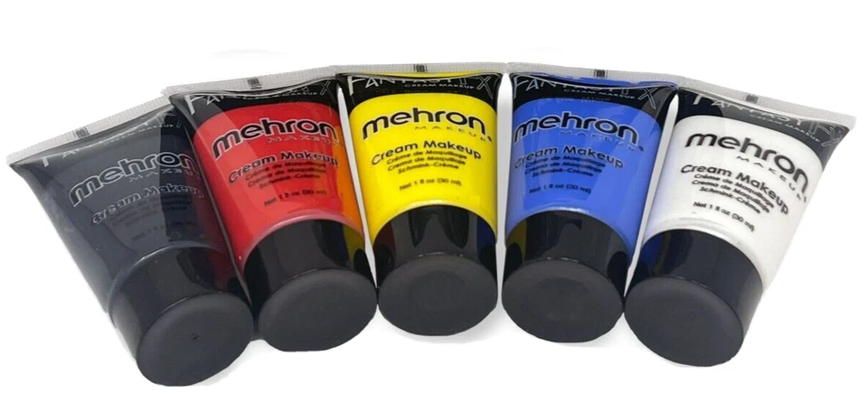 Mehron Maquillaje Fantasía F-X Pintura Facial Color Crema Facial Pintura Corporal 1.oz Halloween. Foto 4 de 4