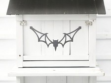 BAT 01 -- Metal Plasma Cut Out Silhouette Stencil Halloween Vampire Decor