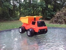 Vtg Matsushiro Dump Truck Toy Friction Forward Reverse Lever 1980s Rare