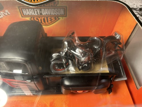 Harley-Davidson 1948 Ford F-1 Pickup w/ 1948 FL Panhead 1:24 Scale H-D Custom - Picture 7 of 11