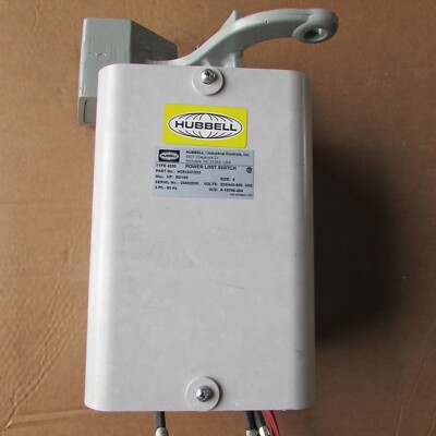 NEW HUBBELL, 81241033, SIZE 4 POWER LIMIT SWITCH  220/440-550VAC NEW,MAKE OFFER!
