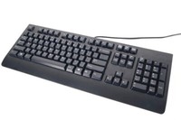 Lenovo USB Wired Keyboard SK-8827 - Black - Plug & Play - UK Layout