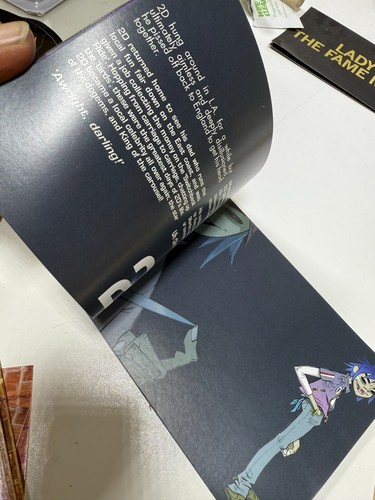MINI LIBRO GORILLAZ THE RETURN 05.24.05, PROMOCIONAL ORIGINAL NUEVO EMI RECORDS - Imagen 10 de 15