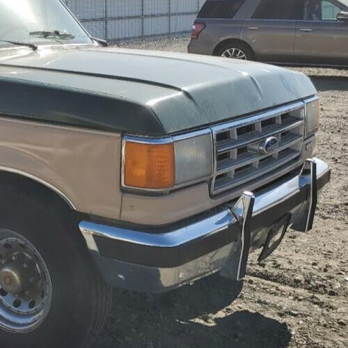 Ford F-150 & Bronco, 1987, 1988, 1989, 1990, 1991, Right Headlight With Bracket