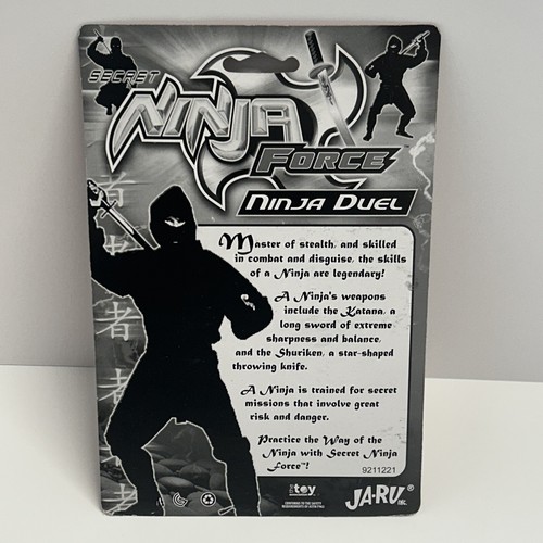 Vintage JARU Secret Ninja Force Action Figures - NINJA DUEL NEW SEALED Lot Of 5 - Picture 4 of 10