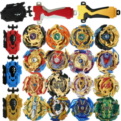Beyblade Burst With Launcher and Grip B-Set Starter Set Metal Set Spinning top`