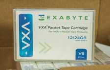One Exabyte 8MM V6 VXA 62m 12/24GB Tape Cartridges - New