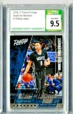 2017-18 Panini Prestige Ricky Rubio Inside the Numbers CSG 9.5 