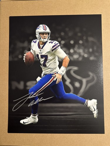 Josh Allen Buffalo Bills handsigniertes 8x10 Foto mit Echtheitszertifikat