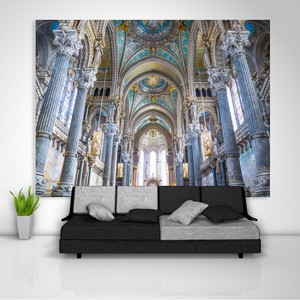 Notre Dame Tapestry Art Wall Hanging Sofa Table Bed Cover Home