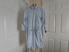 Dress “Leon Harper“ Vintage With Pockets Pale Blue Mix Colour Size: S 