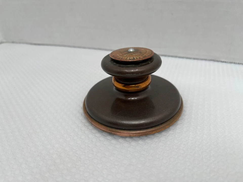 Peso de papel de colección Plymouth Chrysler Mopar Greene Haldeman Quik-Note años 30 raro Foto 4 de 4