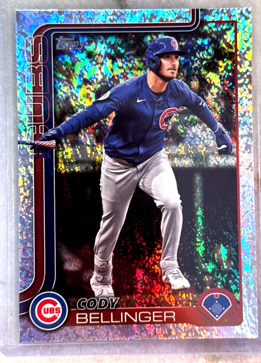 Cody Bellinger 2025 Topps Series 1 Tokyo Sandglitter Card-#313 Chicago Cubs