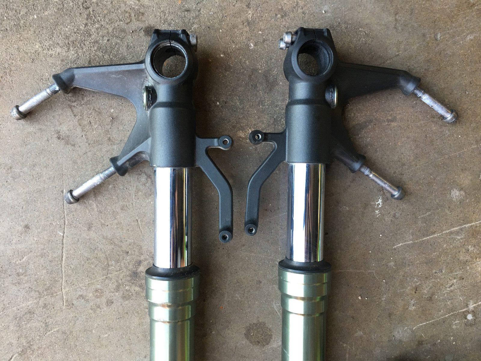 Kawasaki zx6r ninja 09 10 11 12 zx6 forks front suspension STRAIGHT