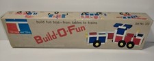 Vintage Tupperware Boxed Toy Set No 101 Build O Fun Plastic Set