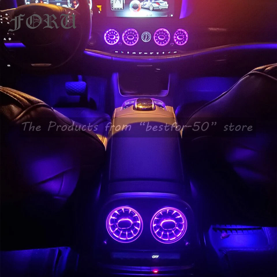 Luces de ventilación de aire para Mercedes-Benz Clase S w222 S450 S550 S560 S63 luz ambiental  Foto 4 de 4