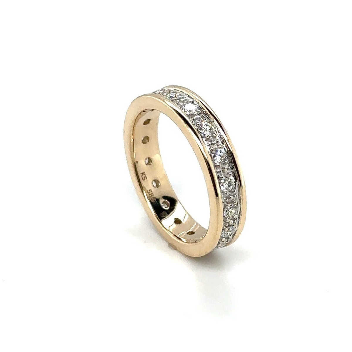 Kendra Scott Drew 14k Yellow Gold 4mm Band Ring With Natural