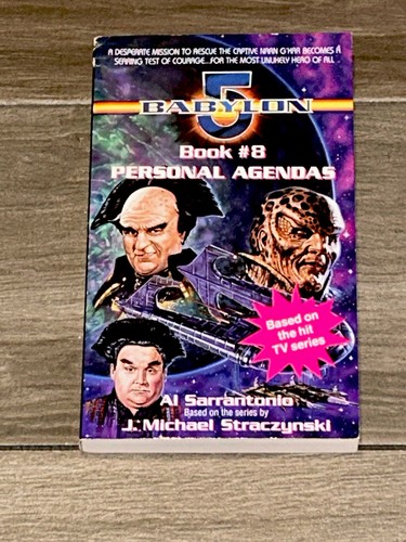 Babylon 5 Personal Agendas PB Book TV Series #8 By Al Sarrantonio Space Fiction