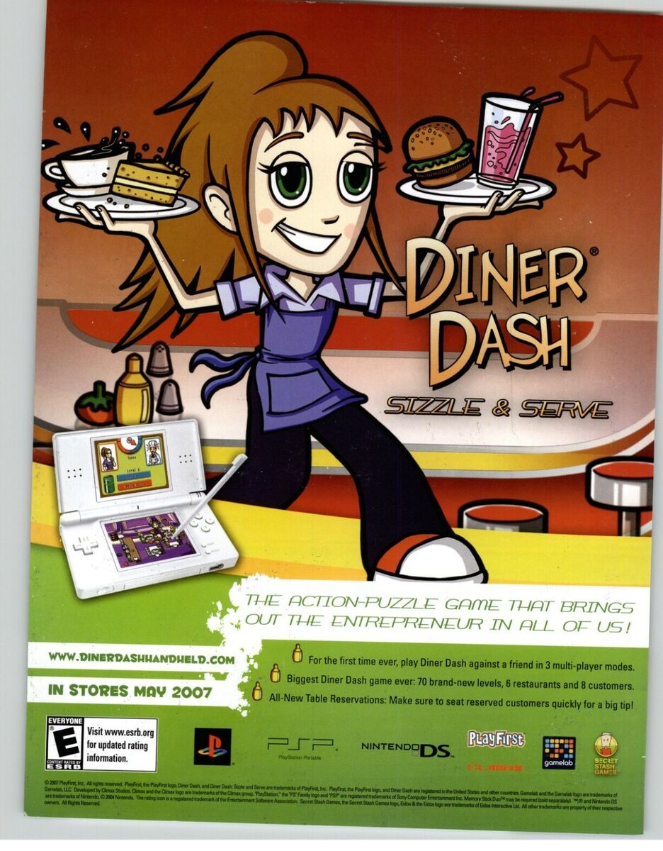 Diner Dash for Sony PSP