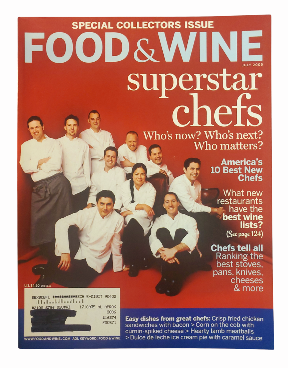 Food Wine Magazine July 2005 Superstar Chefs Issue