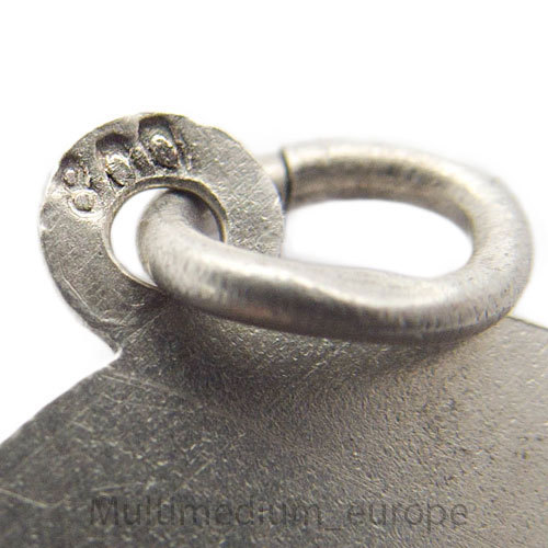 Jugendstil Silber Anhänger Mädchen art nouveau charms silver pendant - Bild 3 von 4