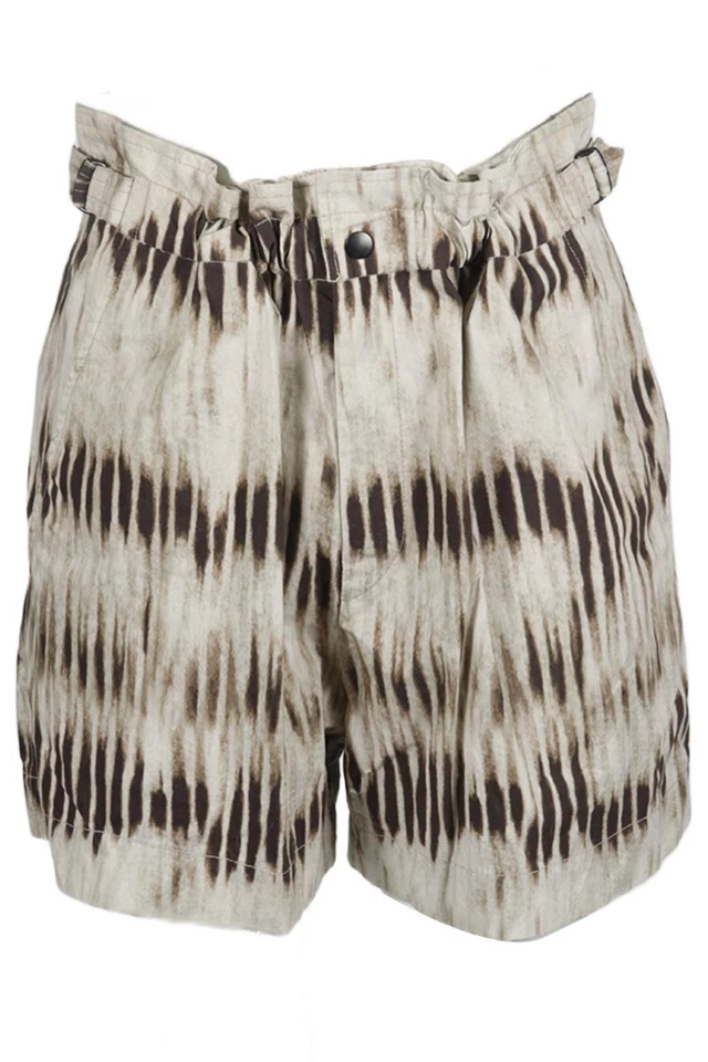 ISABEL MARANT PRINTED COTTON SHORTS FR 40 UK 12
