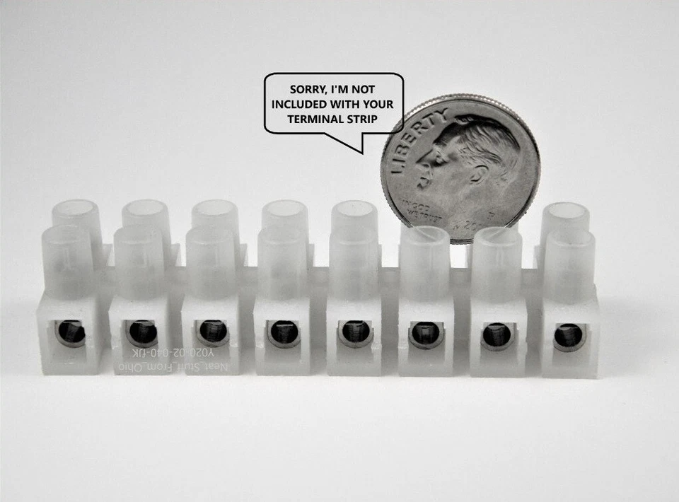 8-POSITION TERMINAL STRIP, EUROPA-STYLE, EBY ELECTRO 230/08DS, HIGH-QUALITY - Image 2 of 4