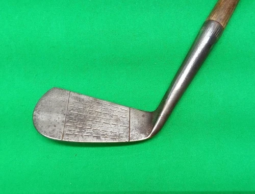 Hickory Wood Shaft Golf Club Dash Face Grooves Mid Iron Macgregor Popular 2 PM61