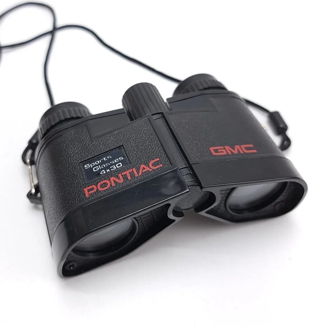 Binoculars Pontiac GMC Sports Glasses 4x30 Car Enthusiasts Retro 90's Y2K