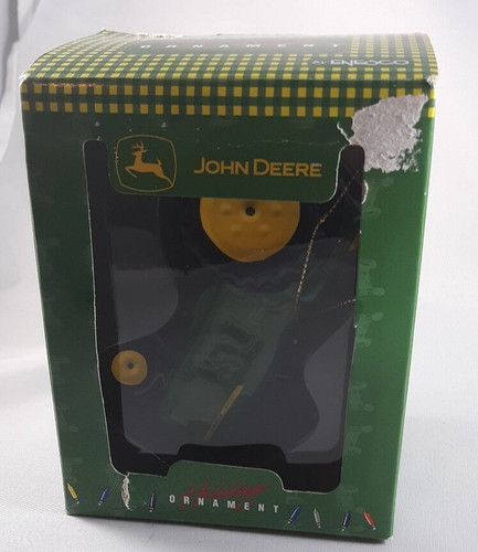 John Deere Christmas Holiday Tractor Ornament 4010 Diesel Official Enesco