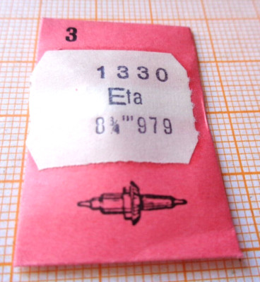 Vintage Watch Parts 3 Unruhwellen ETA 979 neuwertig DCN 1330