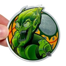 SPIDER-MAN: NO WAY HOME - GREEN GOBLIN 3" Metallic Vinyl Sticker - FREE SHIPPING