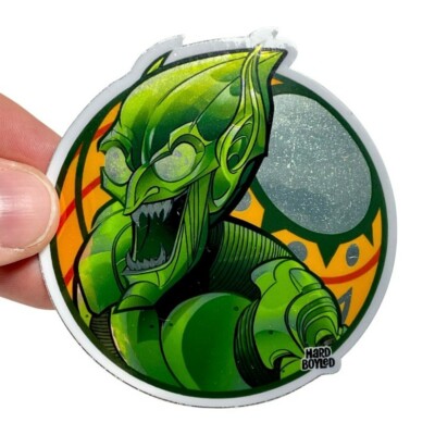 SPIDER-MAN: NO WAY HOME - GREEN GOBLIN 3'' Metallic Vinyl Sticker - FREE SHIPPING